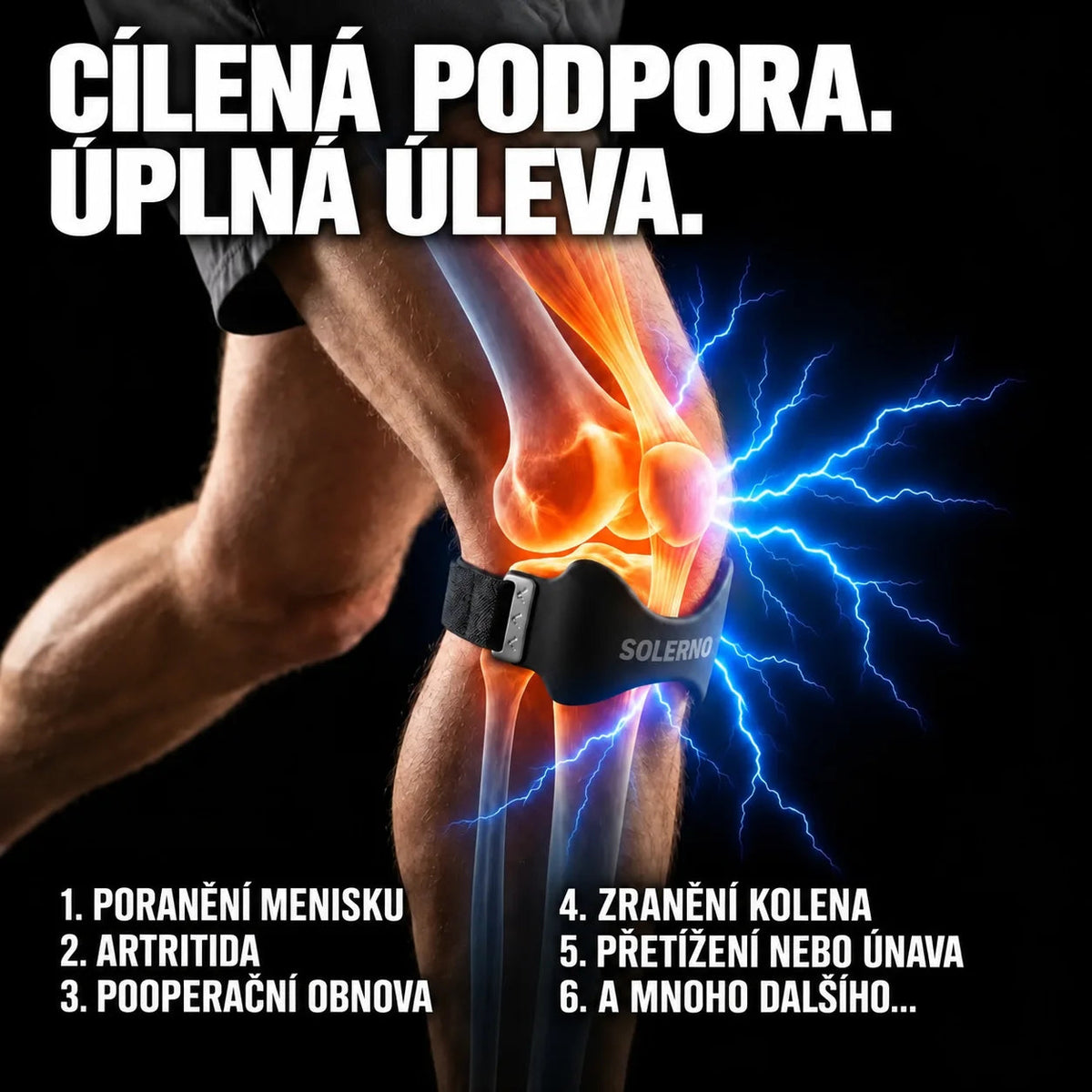 Solerno přesná páska na koleno