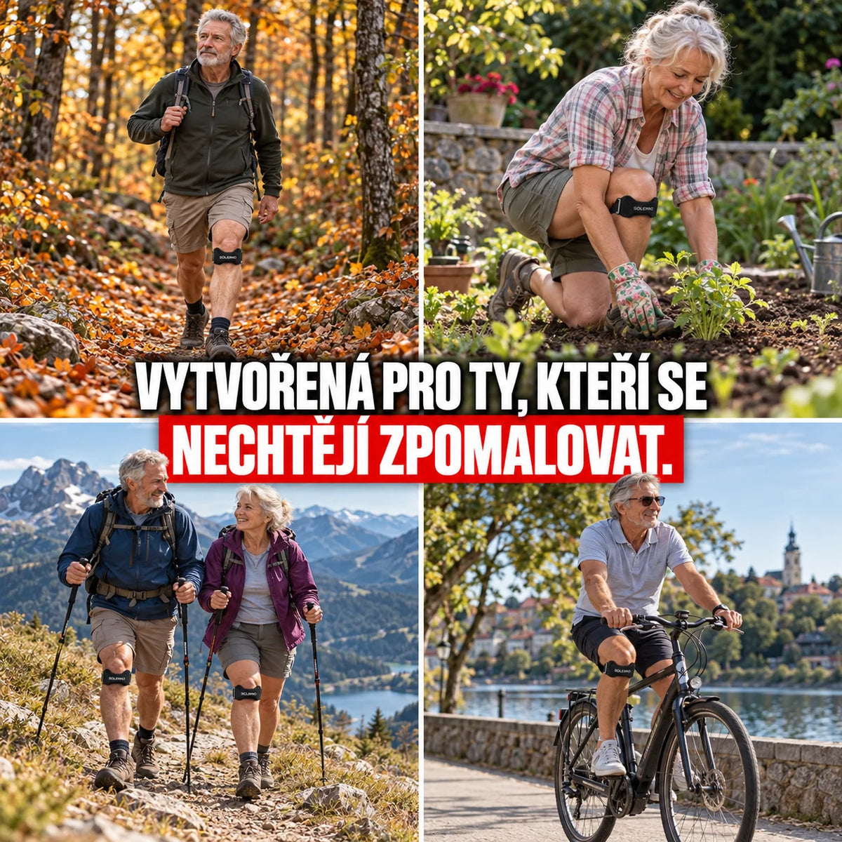 Solerno přesná páska na koleno